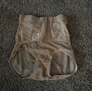 Y-XL BRAND Elegant Lace High-Waisted/corset Shapewear in Nude